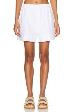 Aexae Relaxed White Everyday Shorts Size S